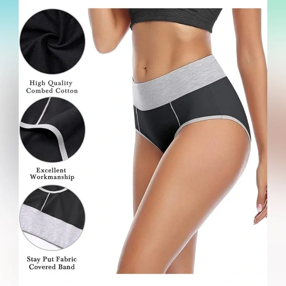 New 6 pack SheSsexy Womens Underwear, Cotton  Ladies Underwear Hipster Briefs - Picture 4 of 12